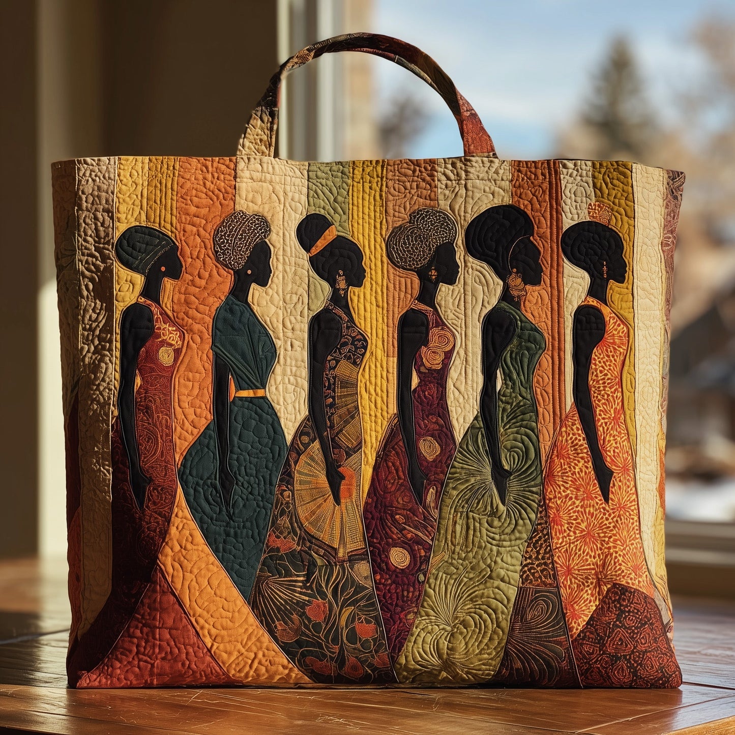 Golden Queens Quilted Tote Bag GFTOHD8233