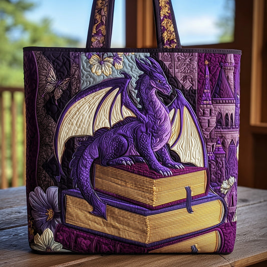 Majestic Dragon Quilted Tote Bag GFTOHD8244