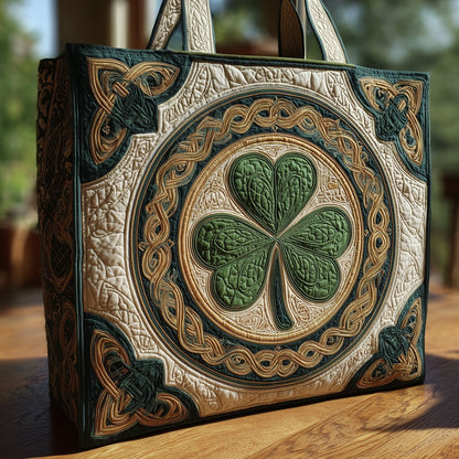 Lucky Clover Haven Quilted Tote Bag GFTOHD8264