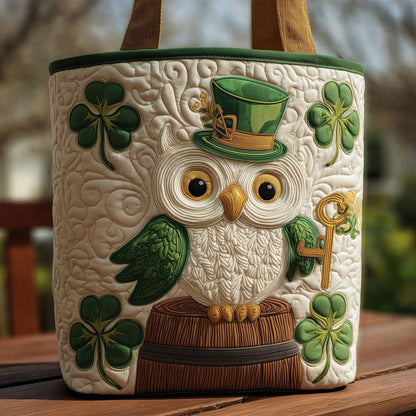 Lucky Shamrock Owm Quilted Tote Bag GFTOHD8266