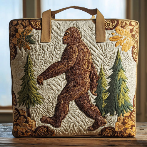 Mystic Bigfoot Quilted Tote Bag GFTOHD8281