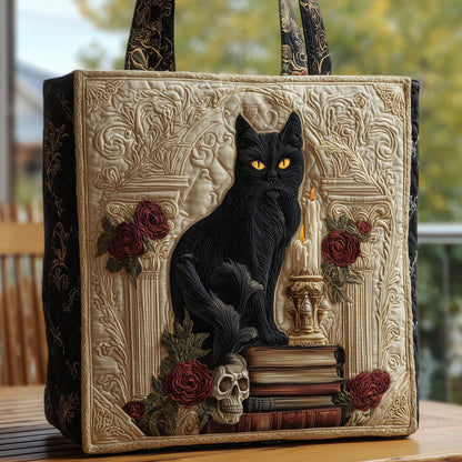 Whimsical Whiskers Quilted Tote Bag GFTOHD8306