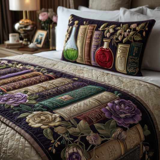 Bookish Quilted Bed Runner GFTOHD8333