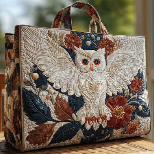 Owl Garden Quilted Tote Bag GFTOHD8424