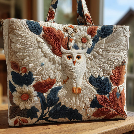 Owl Garden Quilted Tote Bag GFTOHD8426