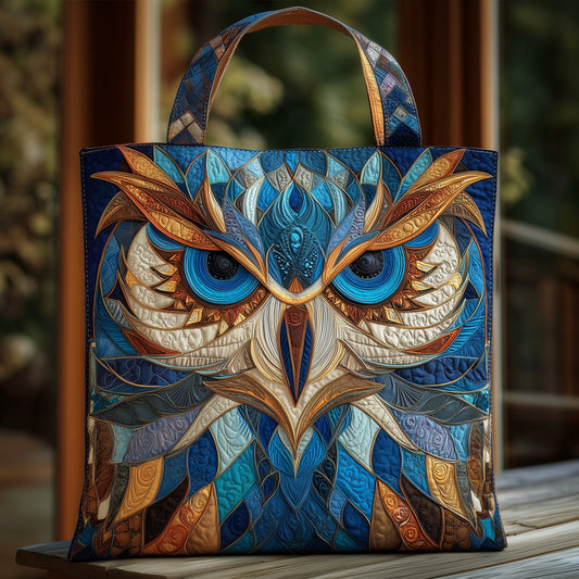Owl Glow Quilted Tote Bag GFTOHD8428