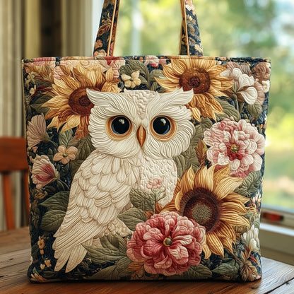 Owl Garden Quilted Tote Bag GFTOHD8431