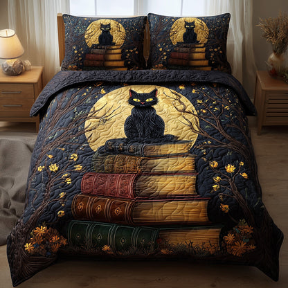 Bookish 3-Piece Quilted Bedding Set GFTOHD8462