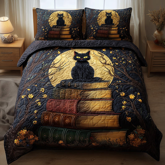 Bookish 3-Piece Quilted Bedding Set GFTOHD8462