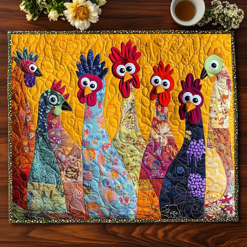 Funky Chicken Quilted Place Mat GFTOHD8469