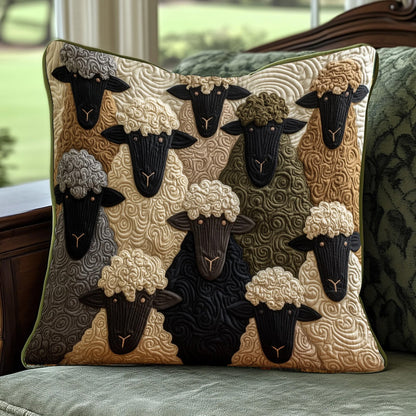 Sheep Serenity Quilted Pillow Case GFTOHD8472