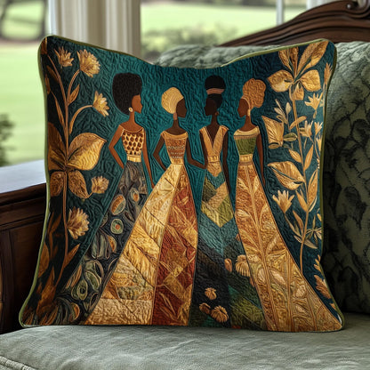 Golden Queens Quilted Pillow Case GFTOHD8474