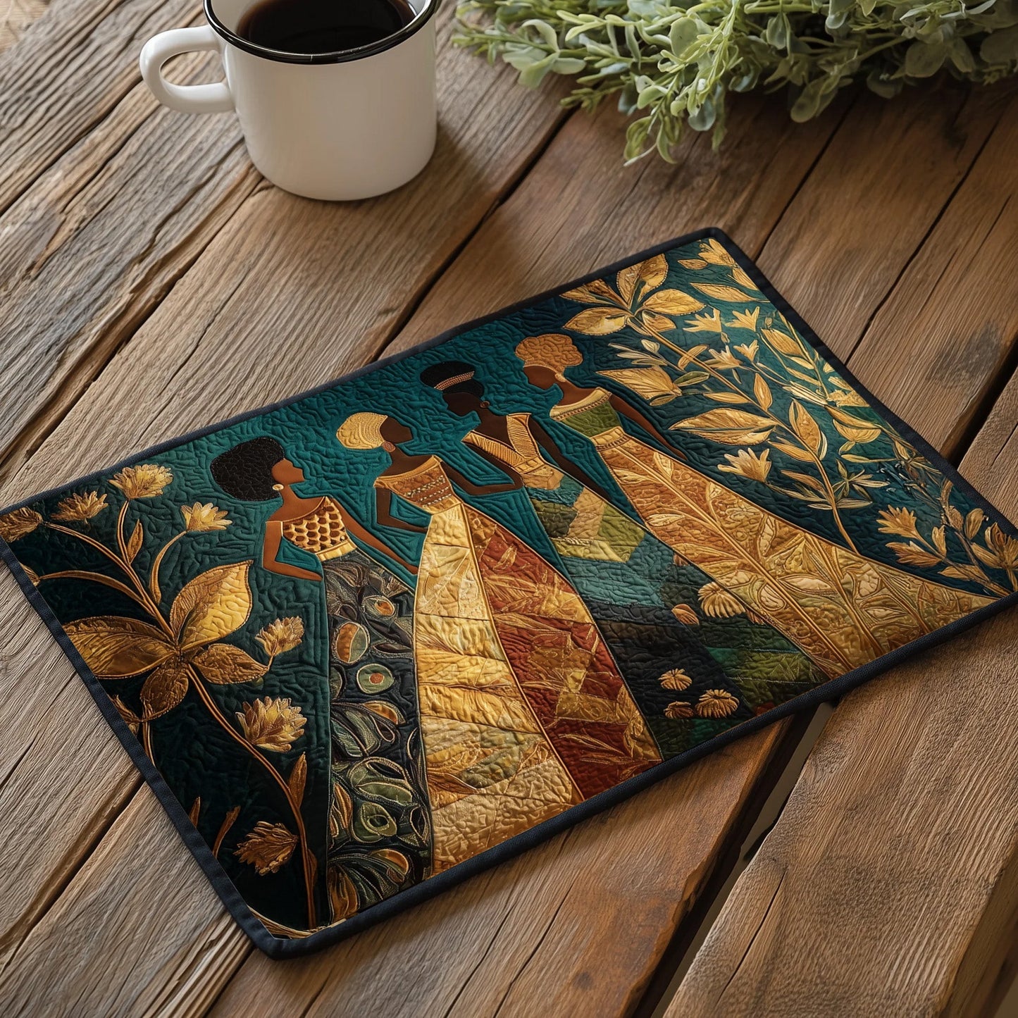 Golden Queens Quilted Place Mat GFTOHD8475