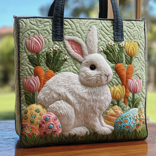 Bunny Delight Quilted Tote Bag GFTOHD8482