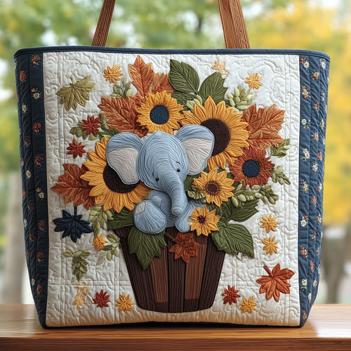Baby Elephant Quilted Tote Bag GFTOHD8500