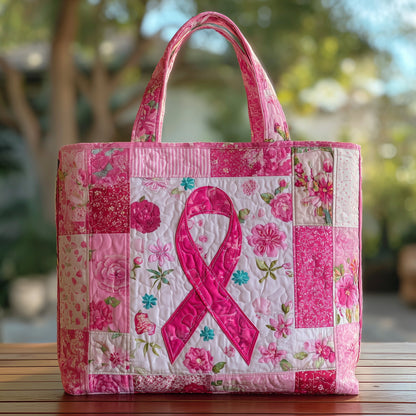 Breast Cancer Quilted Tote Bag GFTOHD8518