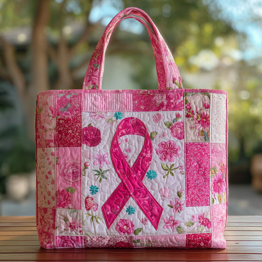 Breast Cancer Quilted Tote Bag GFTOHD8518