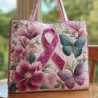 Breast Cancer Quilted Tote Bag GFTOHD8519