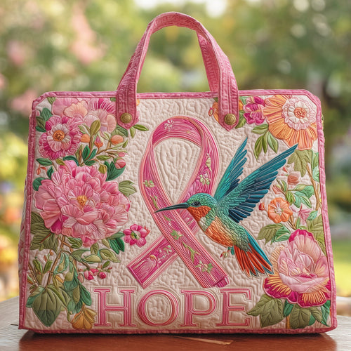 Breast Cancer Quilted Tote Bag GFTOHD8522