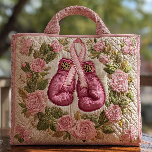Breast Cancer Quilted Tote Bag GFTOHD8527