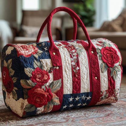 Patriotic Bloom Quilted Duffle Bag GFTOHD8530