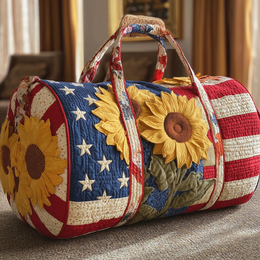 Patriotic Bloom Quilted Duffle Bag GFTOHD8534
