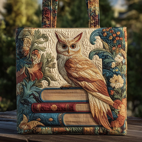 Mystic Owl Quilted Tote Bag GFTOHD8559