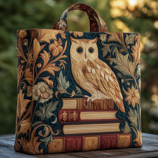 Mystic Owl Quilted Tote Bag GFTOHD8560