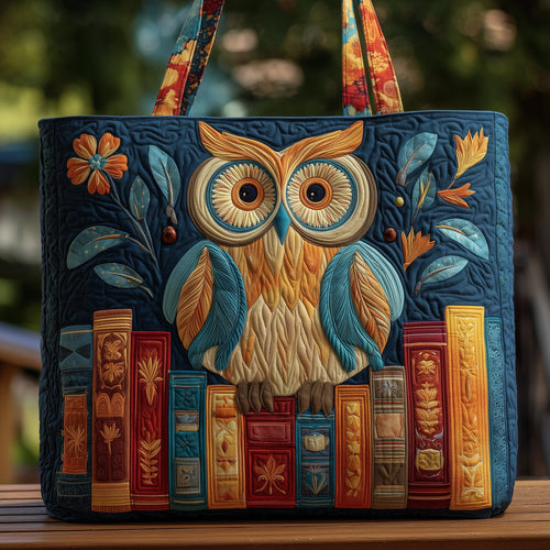 Mystic Owl Quilted Tote Bag GFTOHD8561