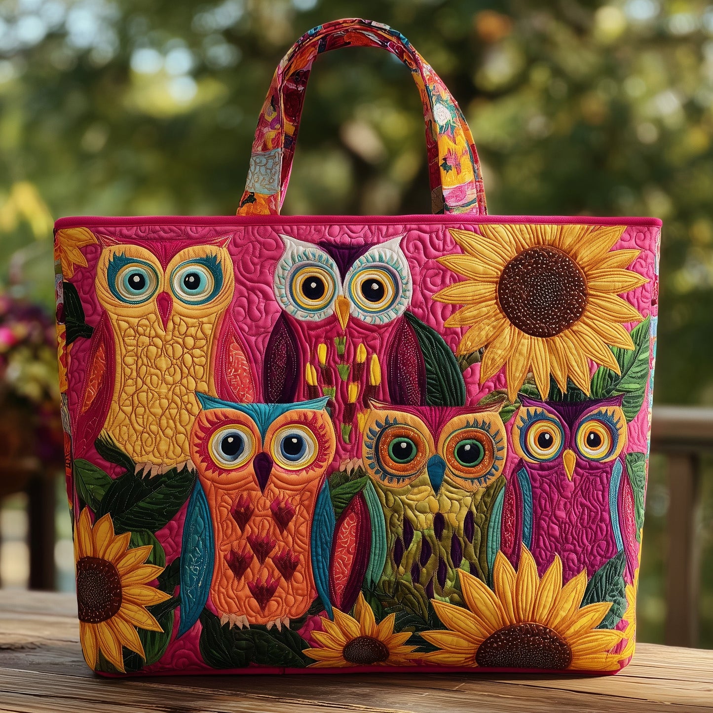 Owl Heaven Quilted Tote Bag GFTOHD8563