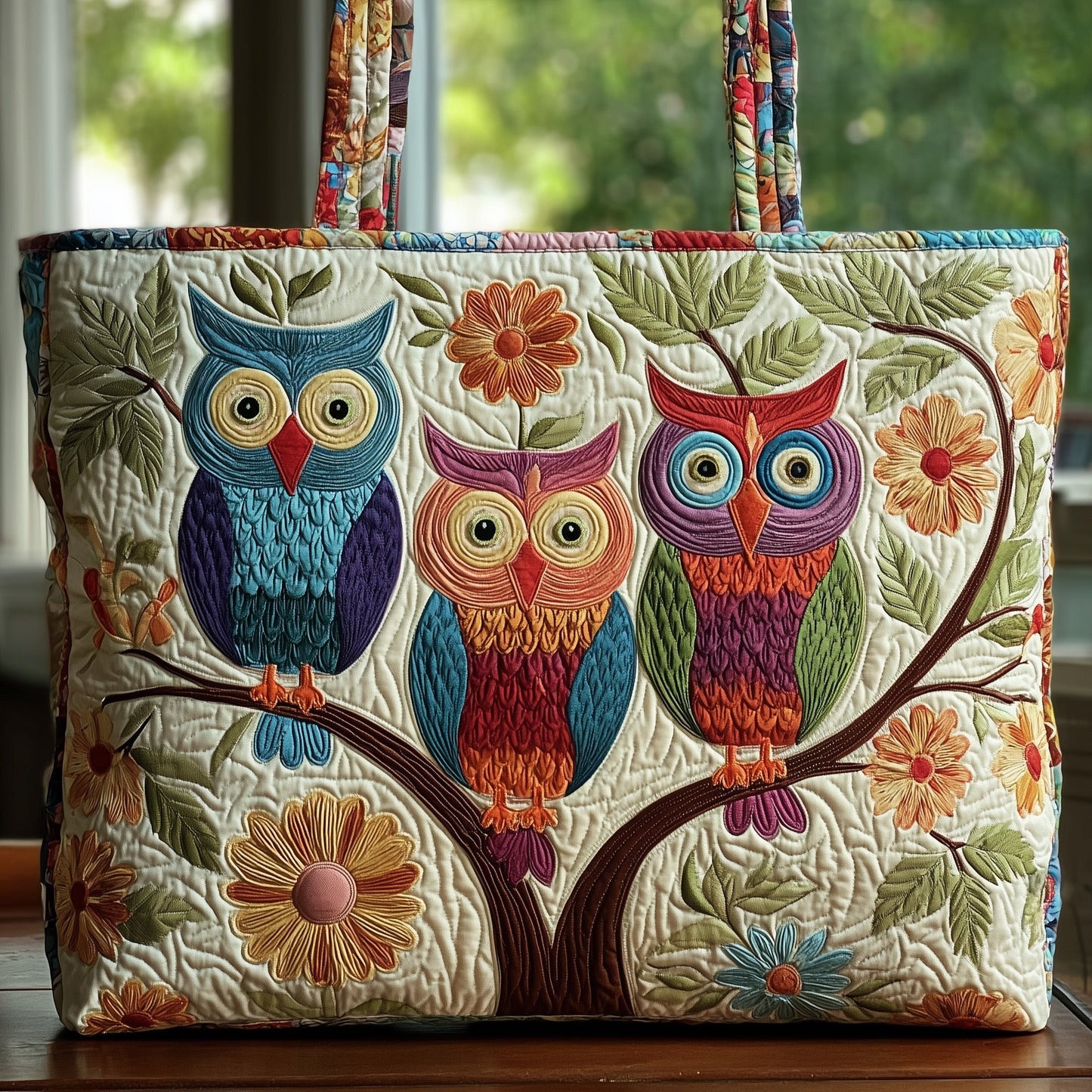 Owl Heaven Quilted Tote Bag GFTOHD8566