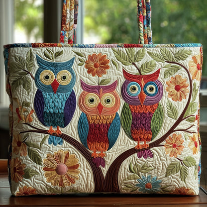 Owl Heaven Quilted Tote Bag GFTOHD8566