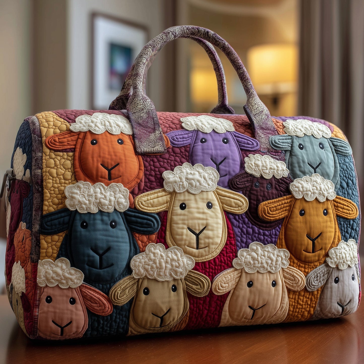 Sheep Serenity Quilted Duffle Bag GFTOHD8577