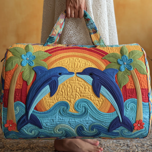 Tropical Beach Quilted Duffle Bag GFTOHD8587