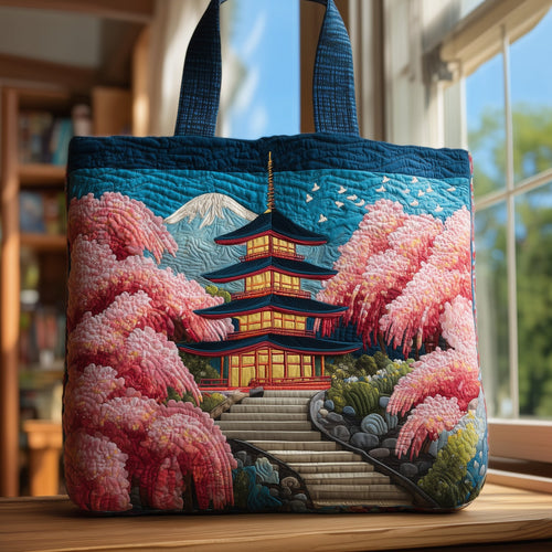 Japanese Spirit Quilted Tote Bag GFTOHD8631