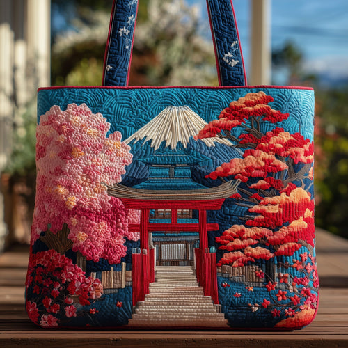 Japanese Spirit Quilted Tote Bag GFTOHD8634