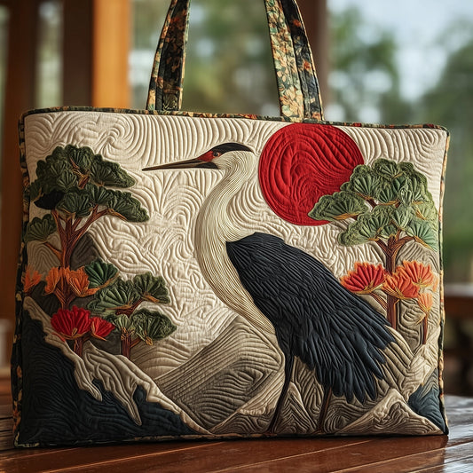 Japanese Spirit Quilted Tote Bag GFTOHD8638