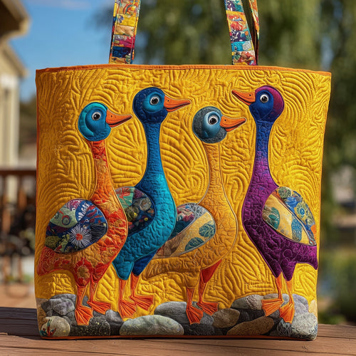 Ducky Paradise Quilted Tote Bag GFTOHD8677