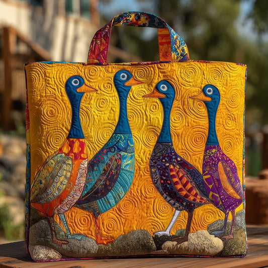 Ducky Paradise Quilted Tote Bag GFTOHD8678