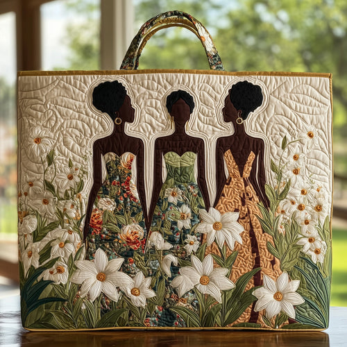 Golden Queens Quilted Tote Bag GFTOHD8698