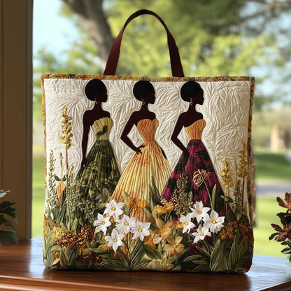 Golden Queens Quilted Tote Bag GFTOHD8699