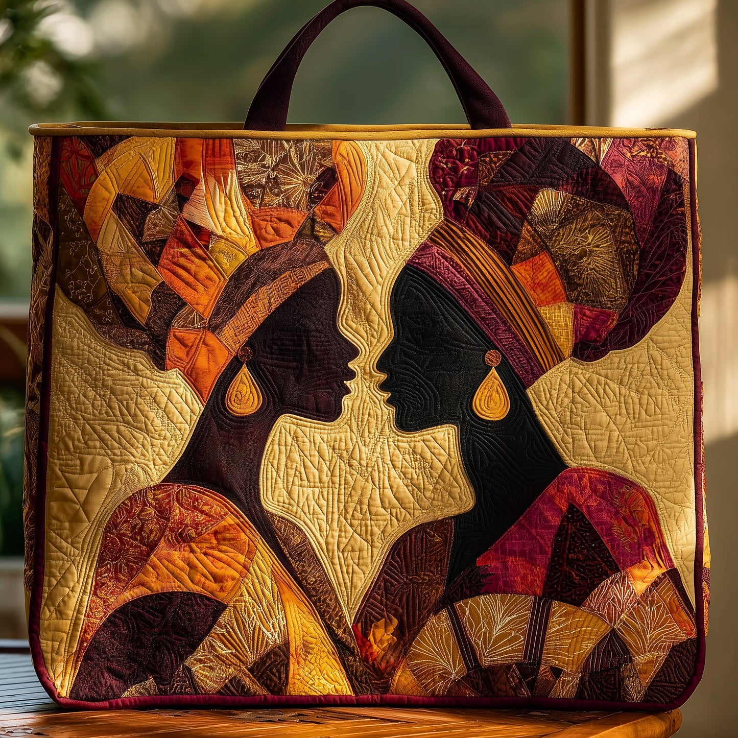 Golden Queens Quilted Tote Bag GFTOHD8700