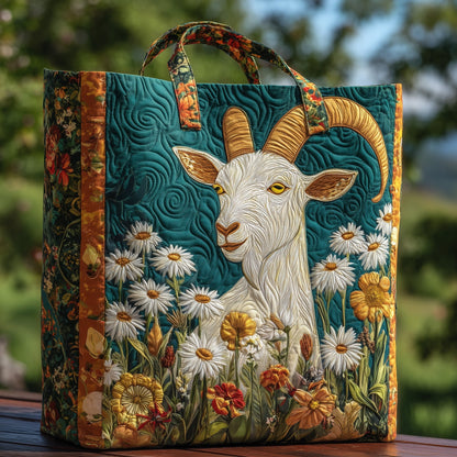 Goat Serenity Quilted Tote Bag GFTOHD8915