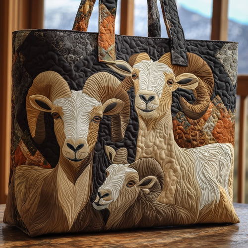 Goat Serenity Quilted Tote Bag GFTOHD8920