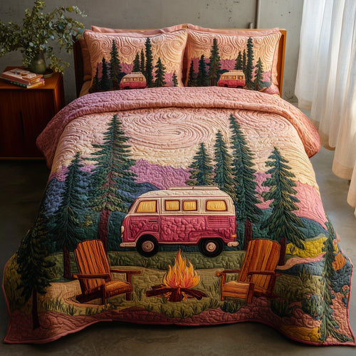 Camp Life 3-Piece Quilted Bedding Set GFTOHD9016