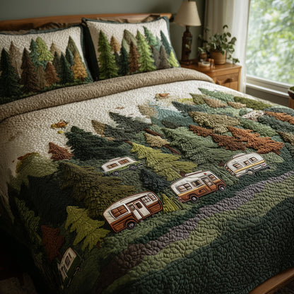 Camp Life 3-Piece Quilted Bedding Set GFTOHD9022