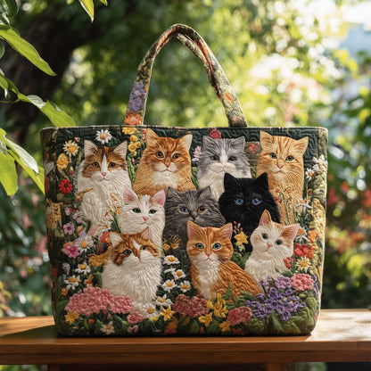 Cat Bliss Quilted Tote Bag GFTOHD9031