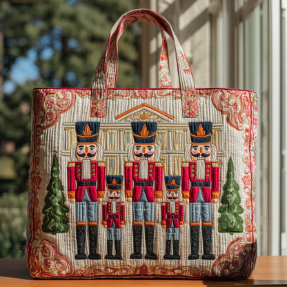 Festive Nutcracker Quilted Tote Bag GFTOHD9053