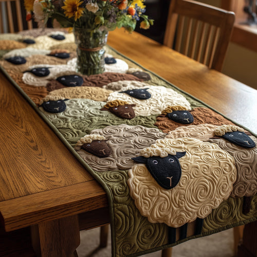 Sheep Heaven Quilted Table Runner GFTOHD9063