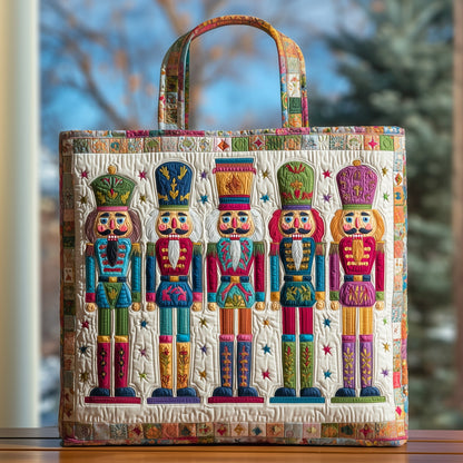 Festive Nutcracker Quilted Tote Bag GFTOHD9070